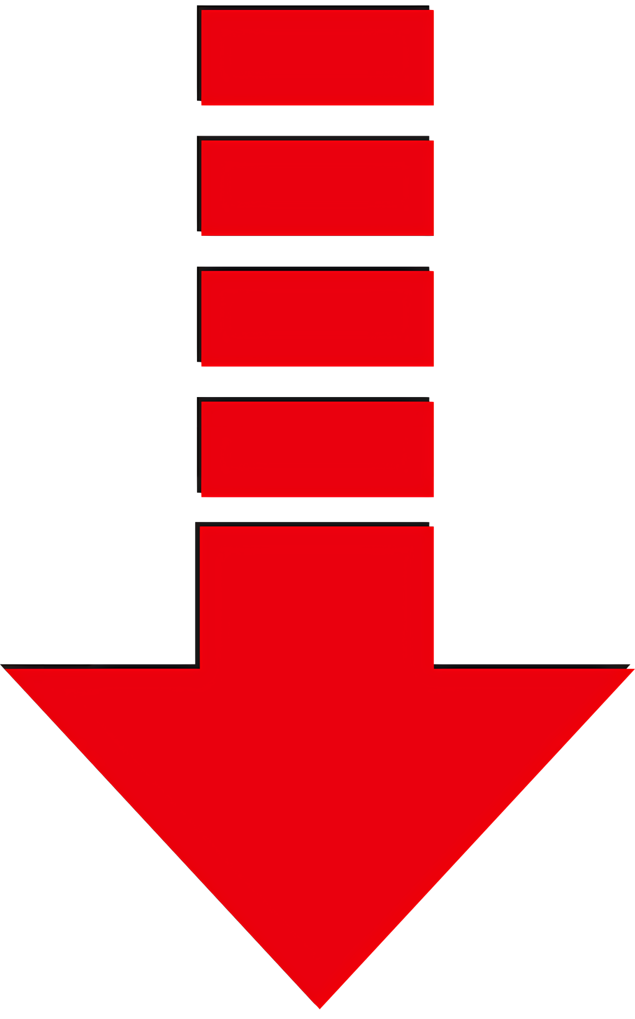 ↓